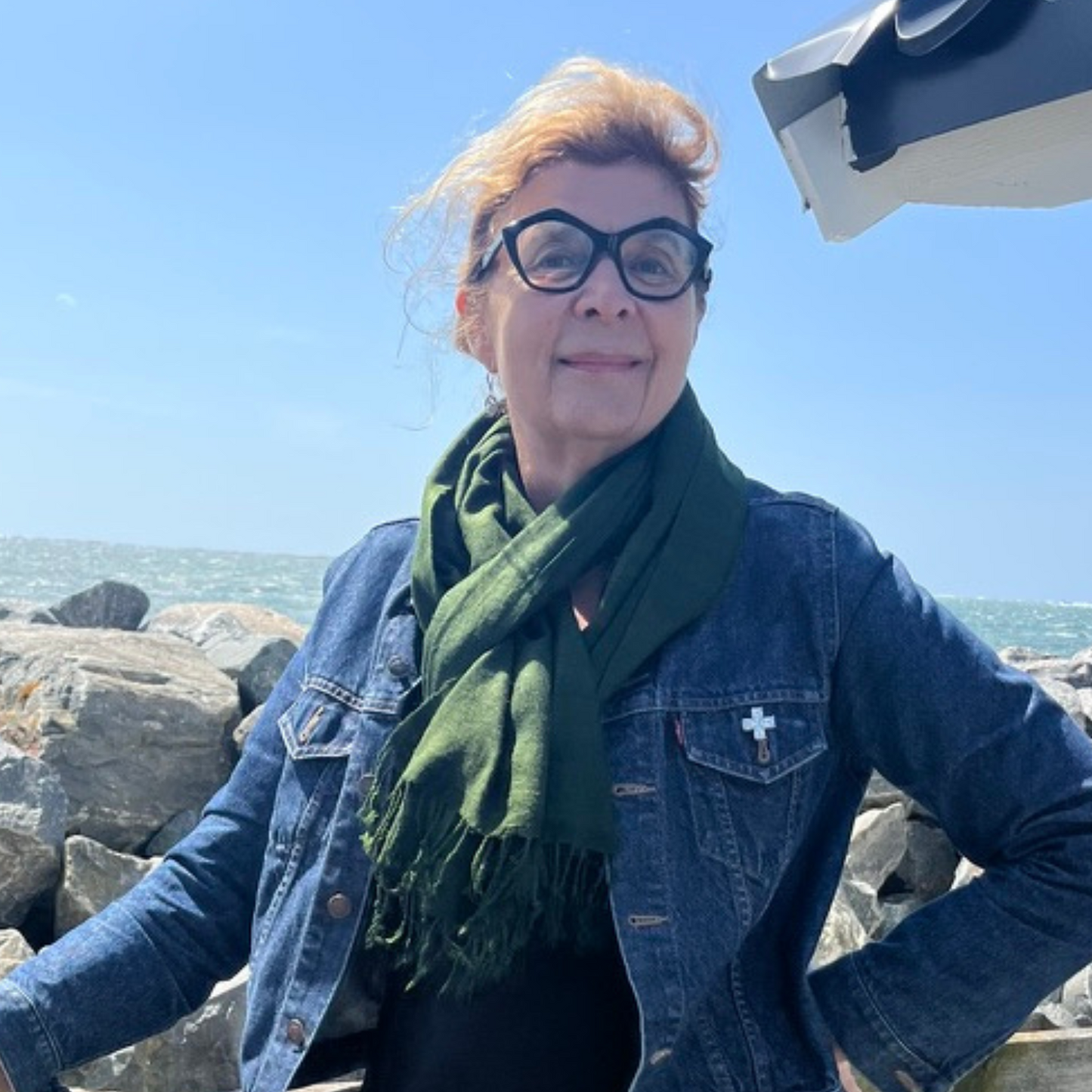 eri silk shawl forest green