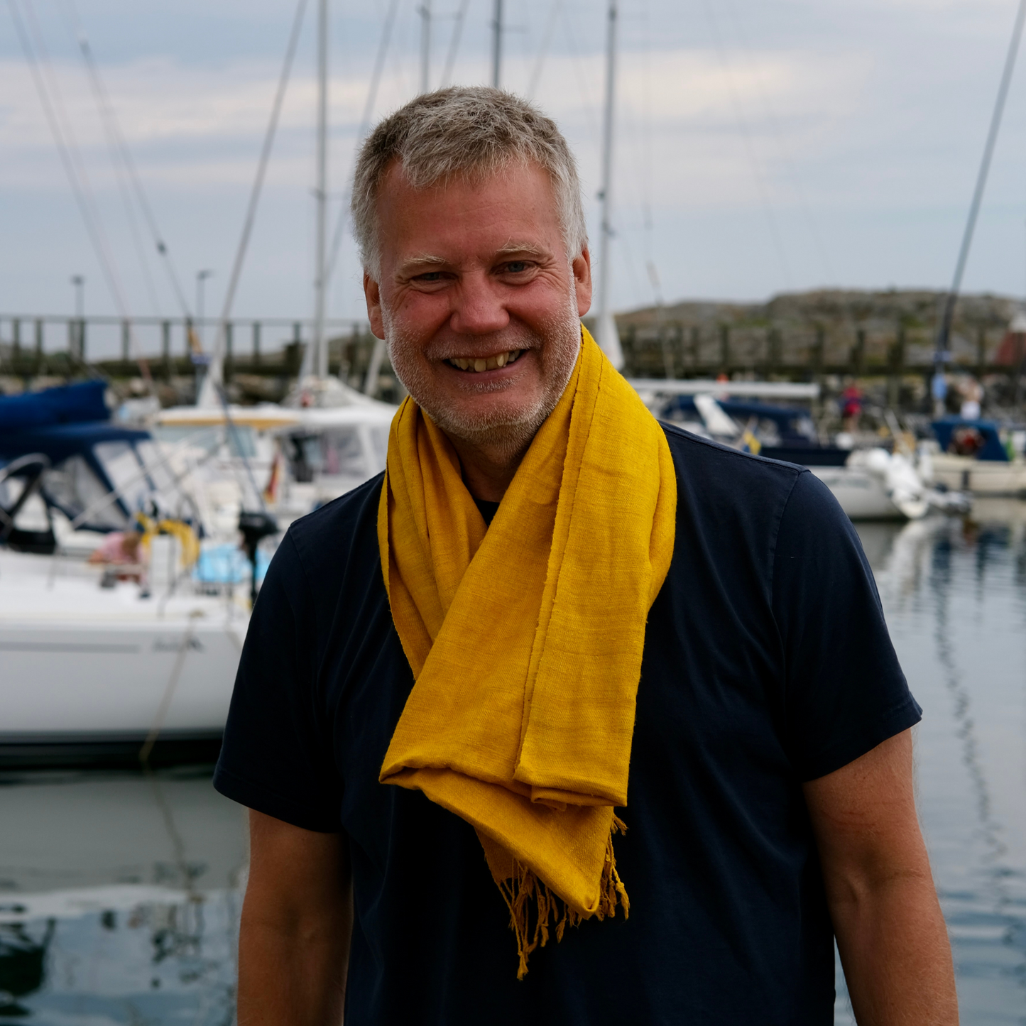 eri silk shawl golden yellow