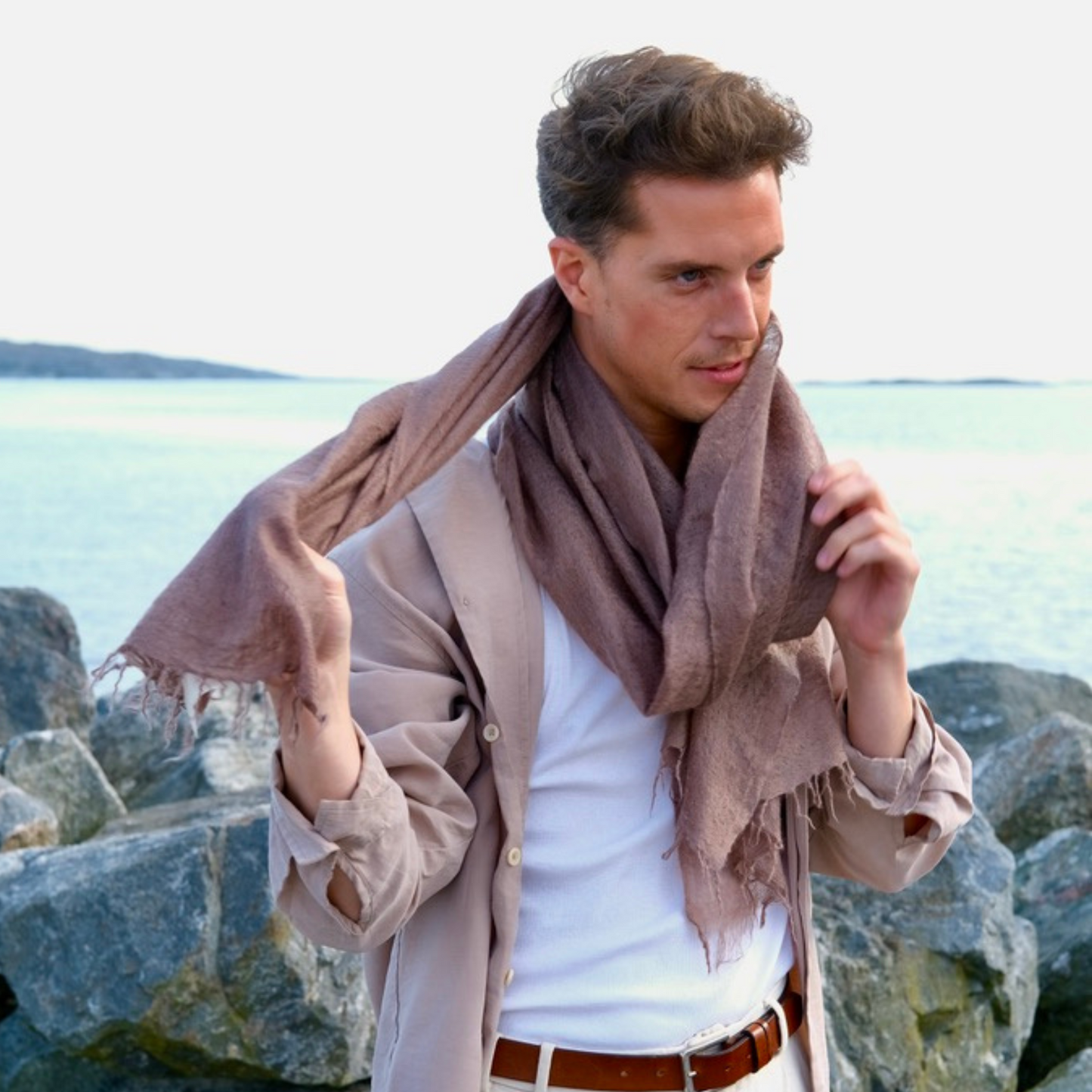 cashmere shawl brown