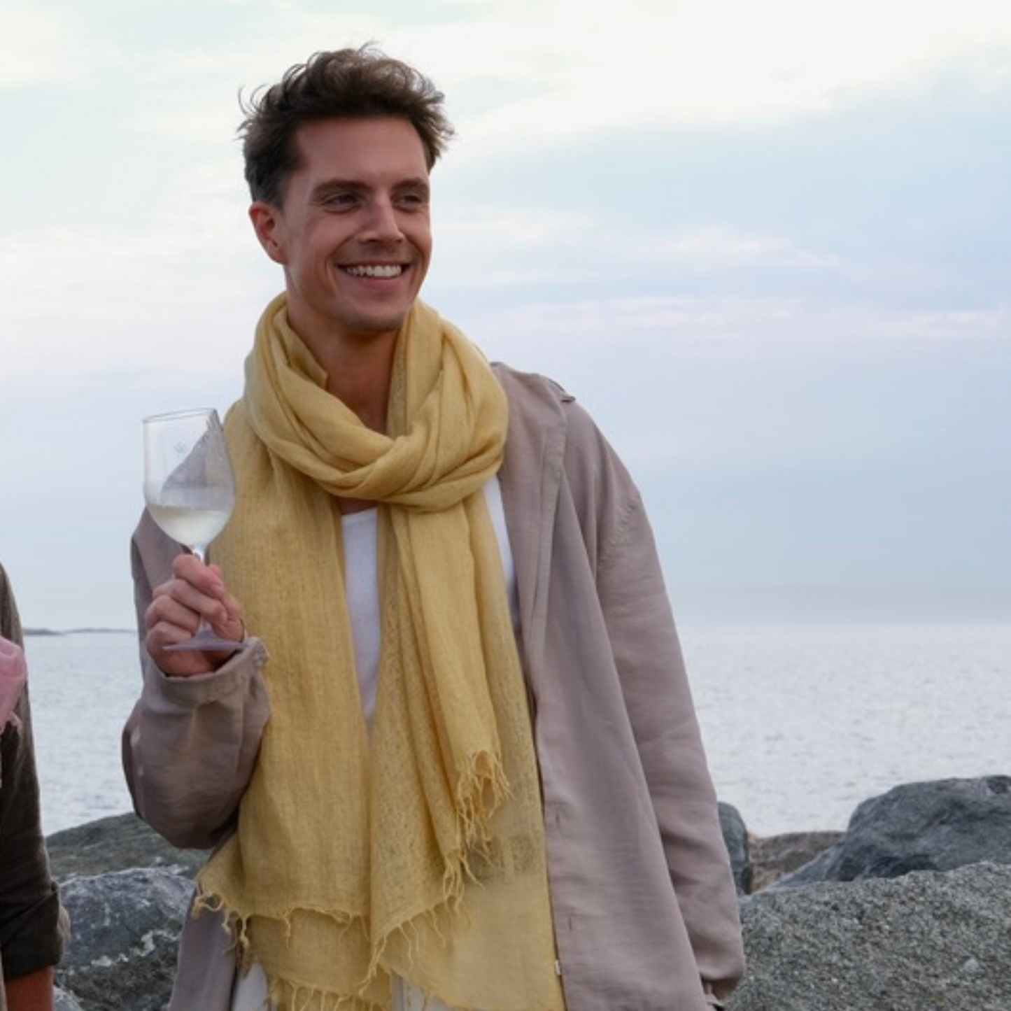 cashmere shawl yellow