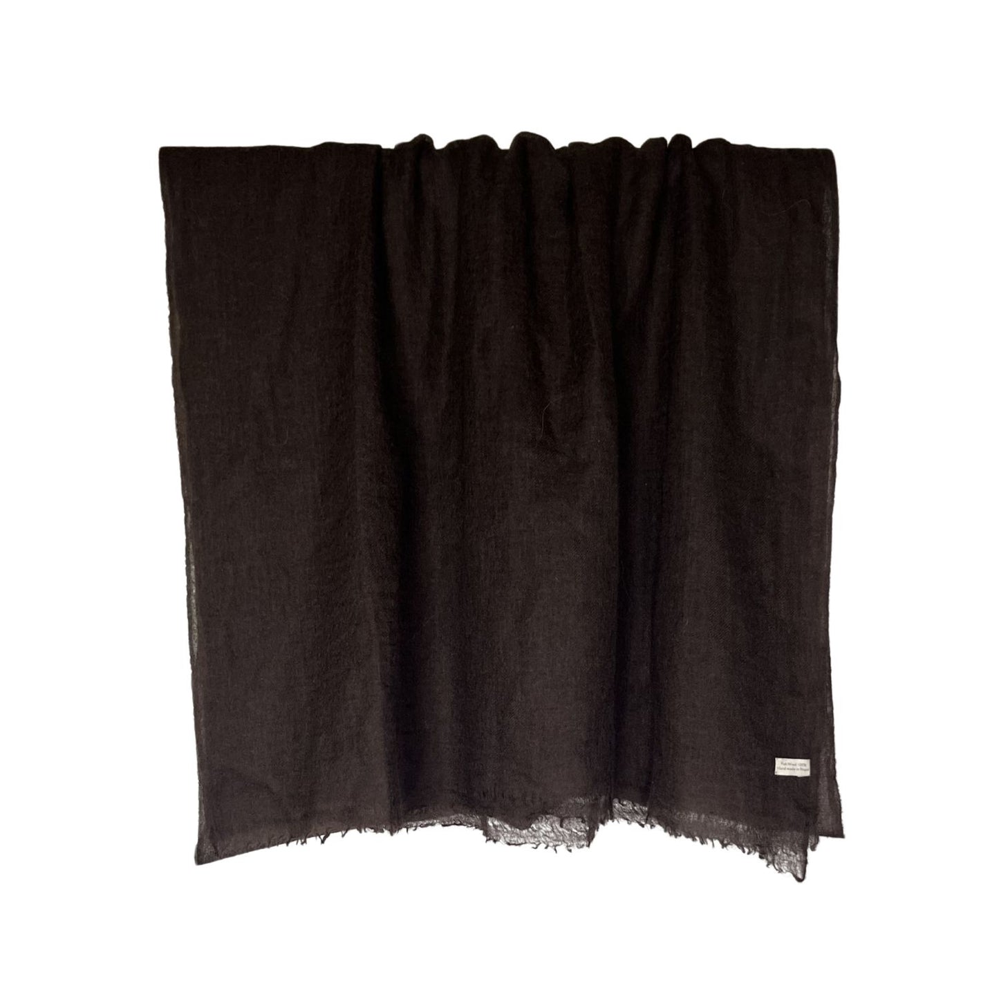 yak shawl dark brown