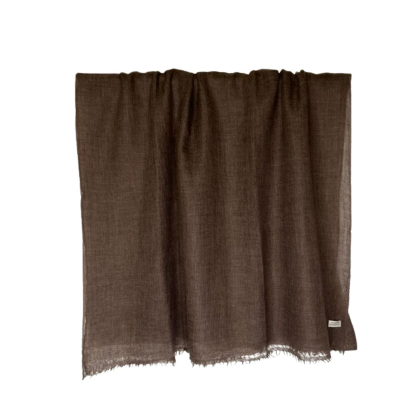 yak shawl light brown