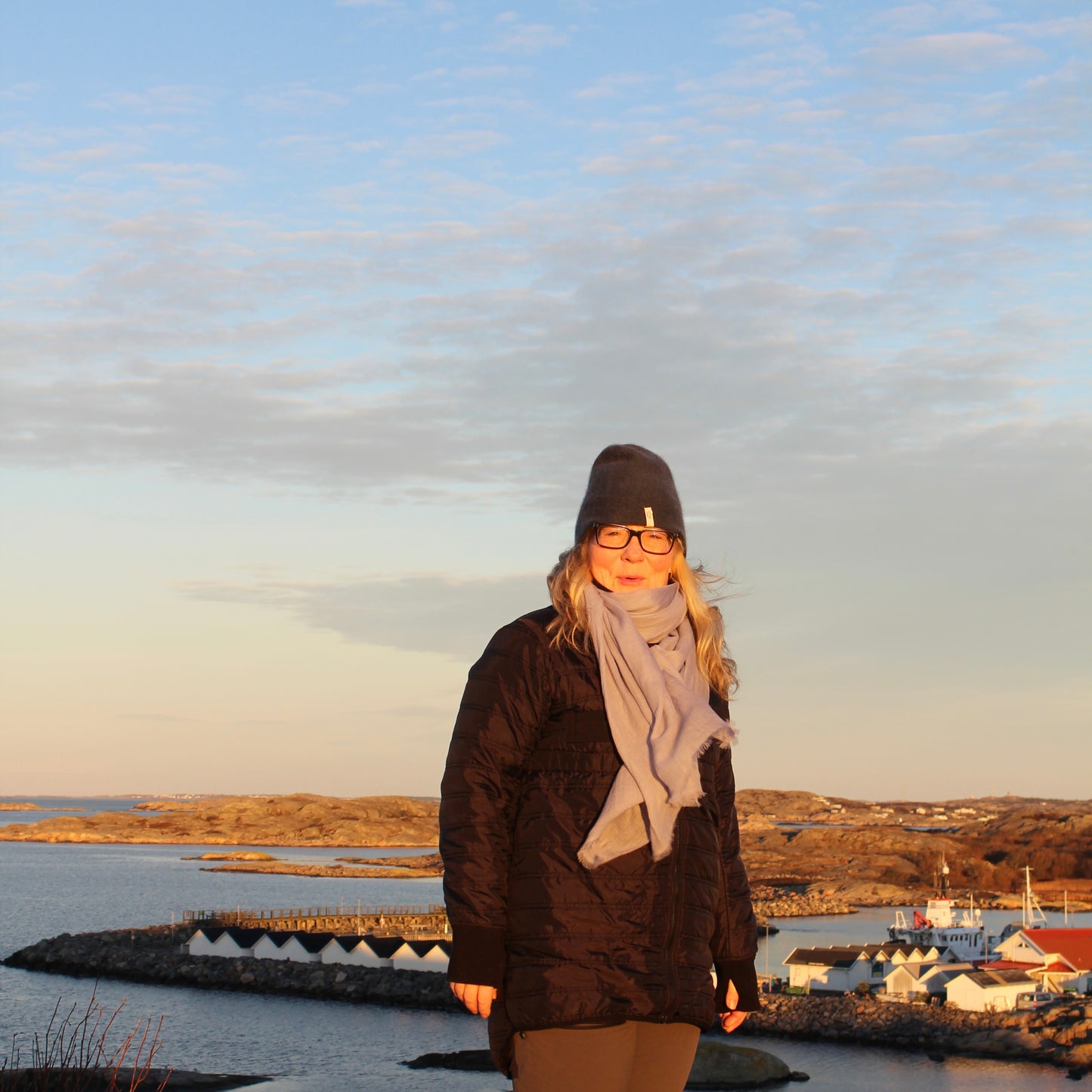 merino shawl light blue