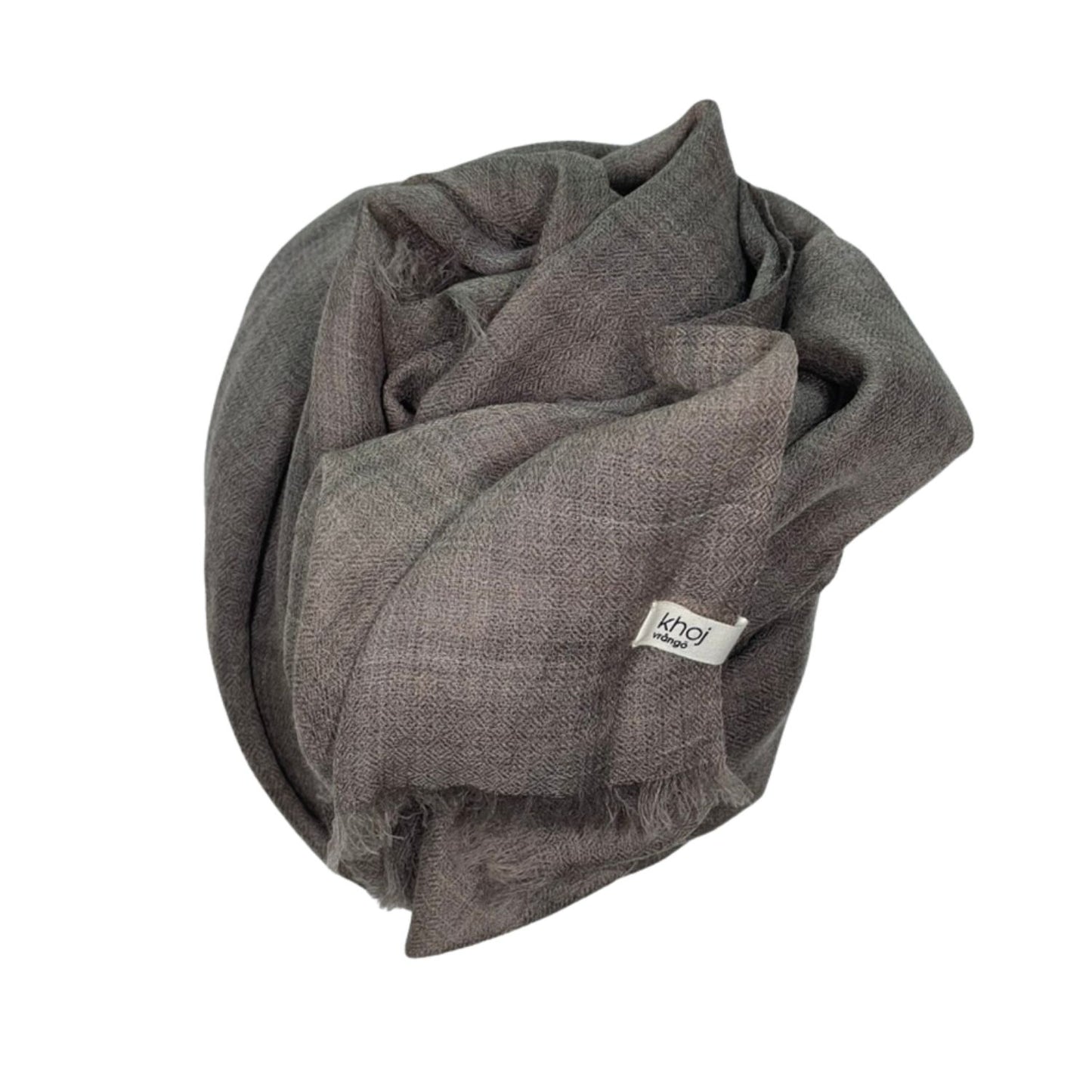 merino shawl dark brown