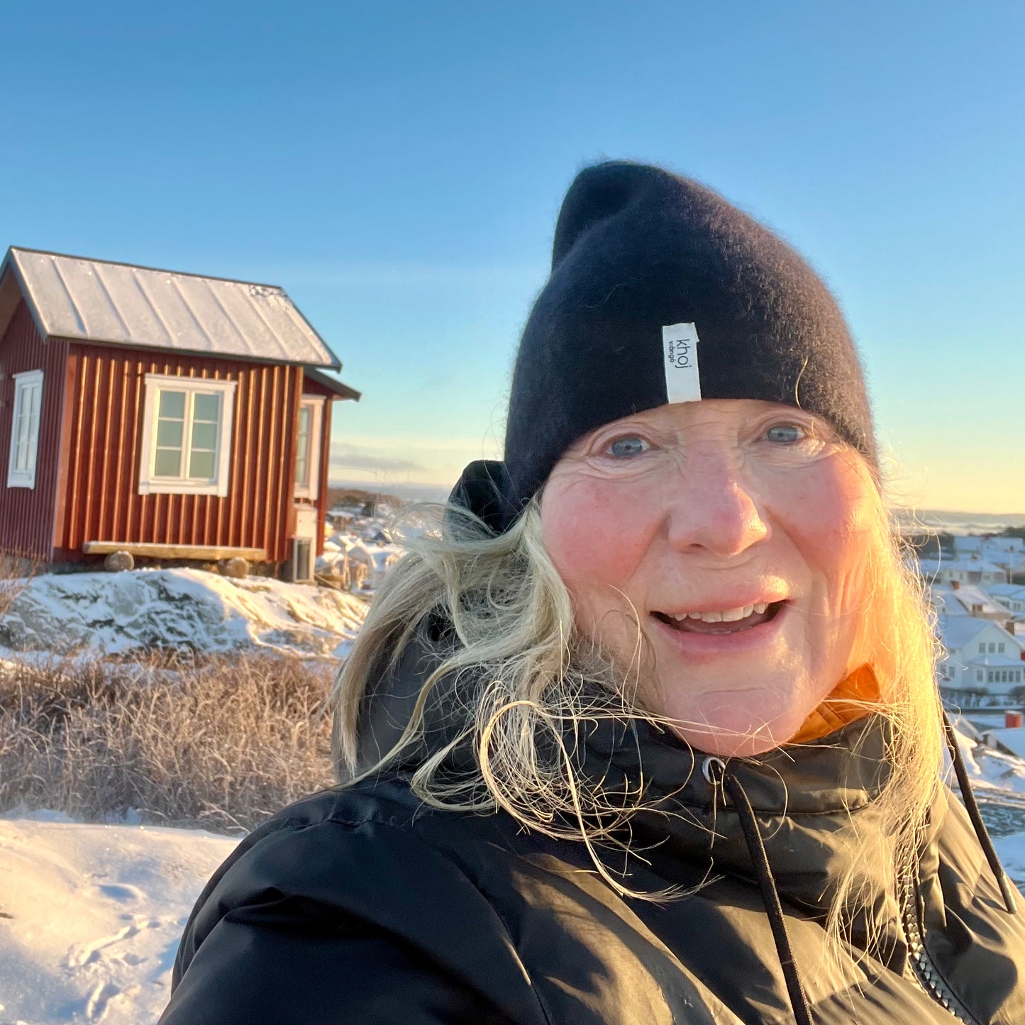 cashmere beanie black