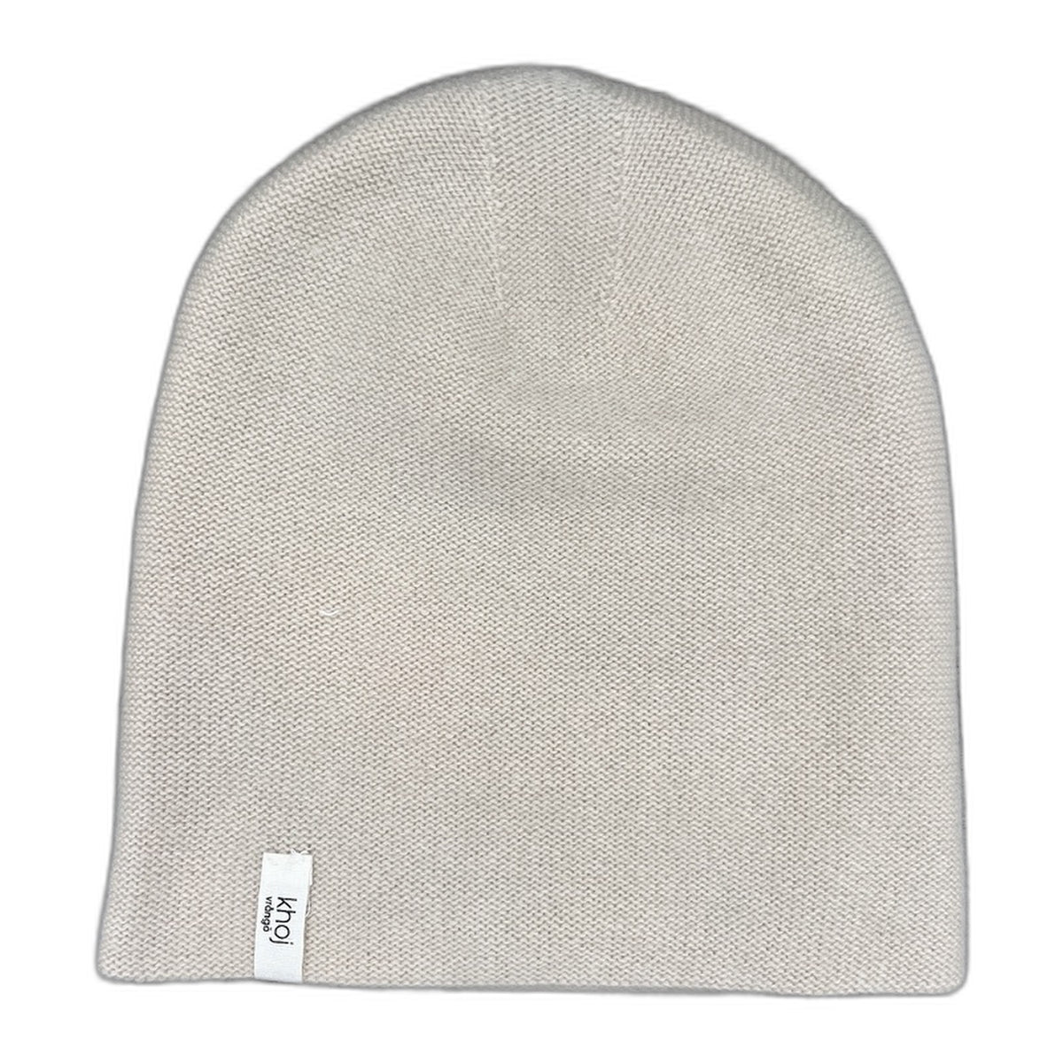 cashmere beanie beige