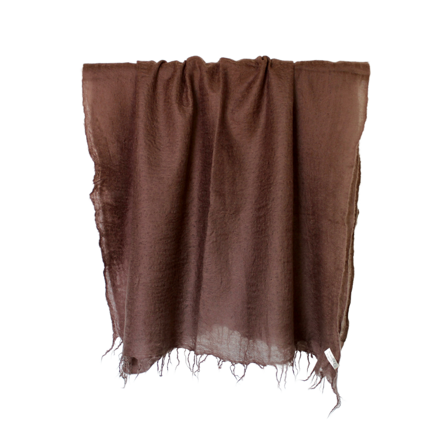 cashmere shawl chocolate brown