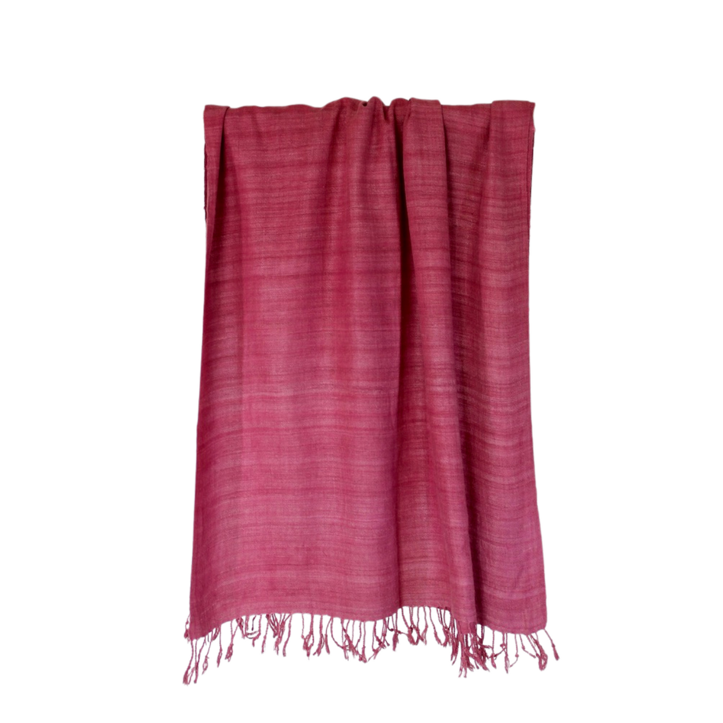 eri silk shawl dark pink