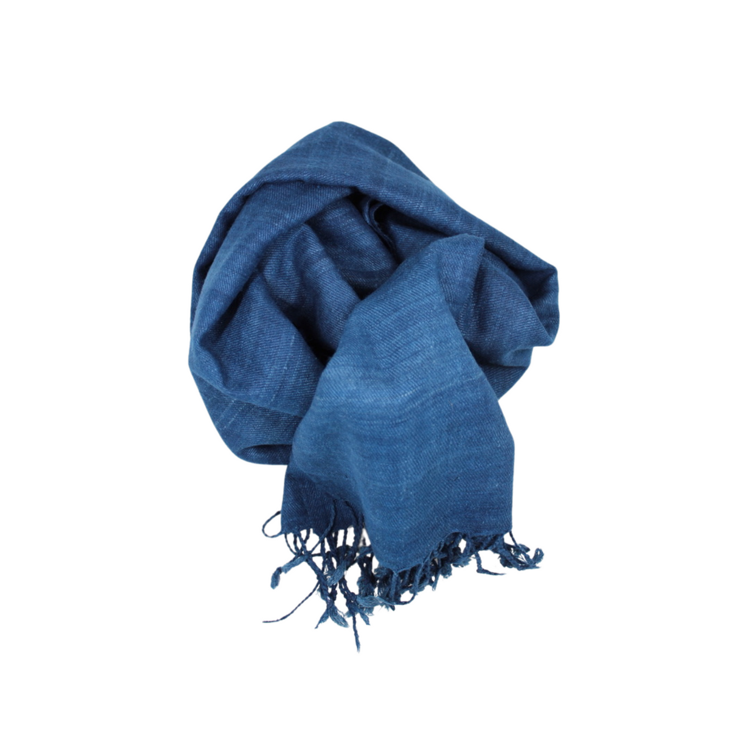 eri silk shawl blue