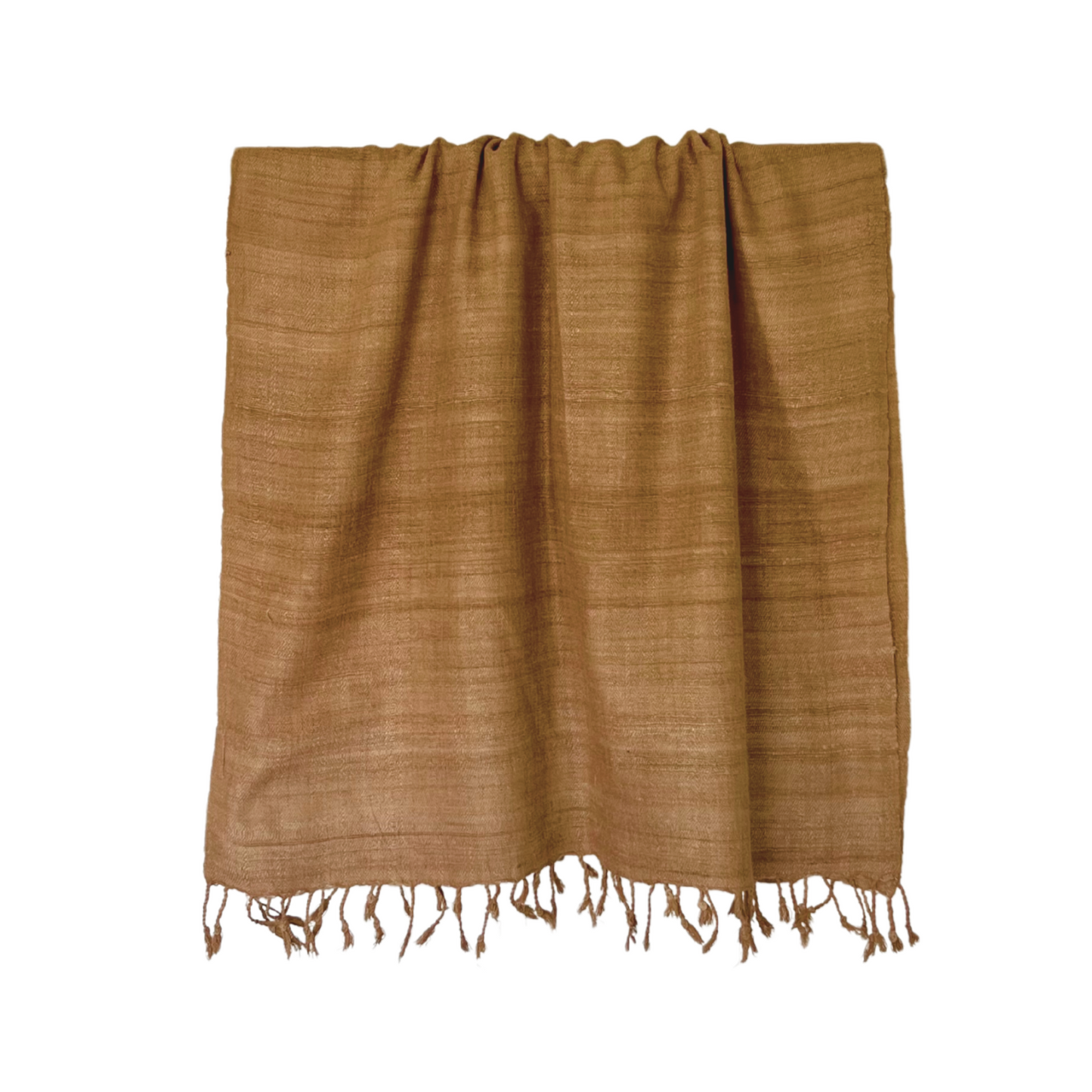 eri silk shawl brown