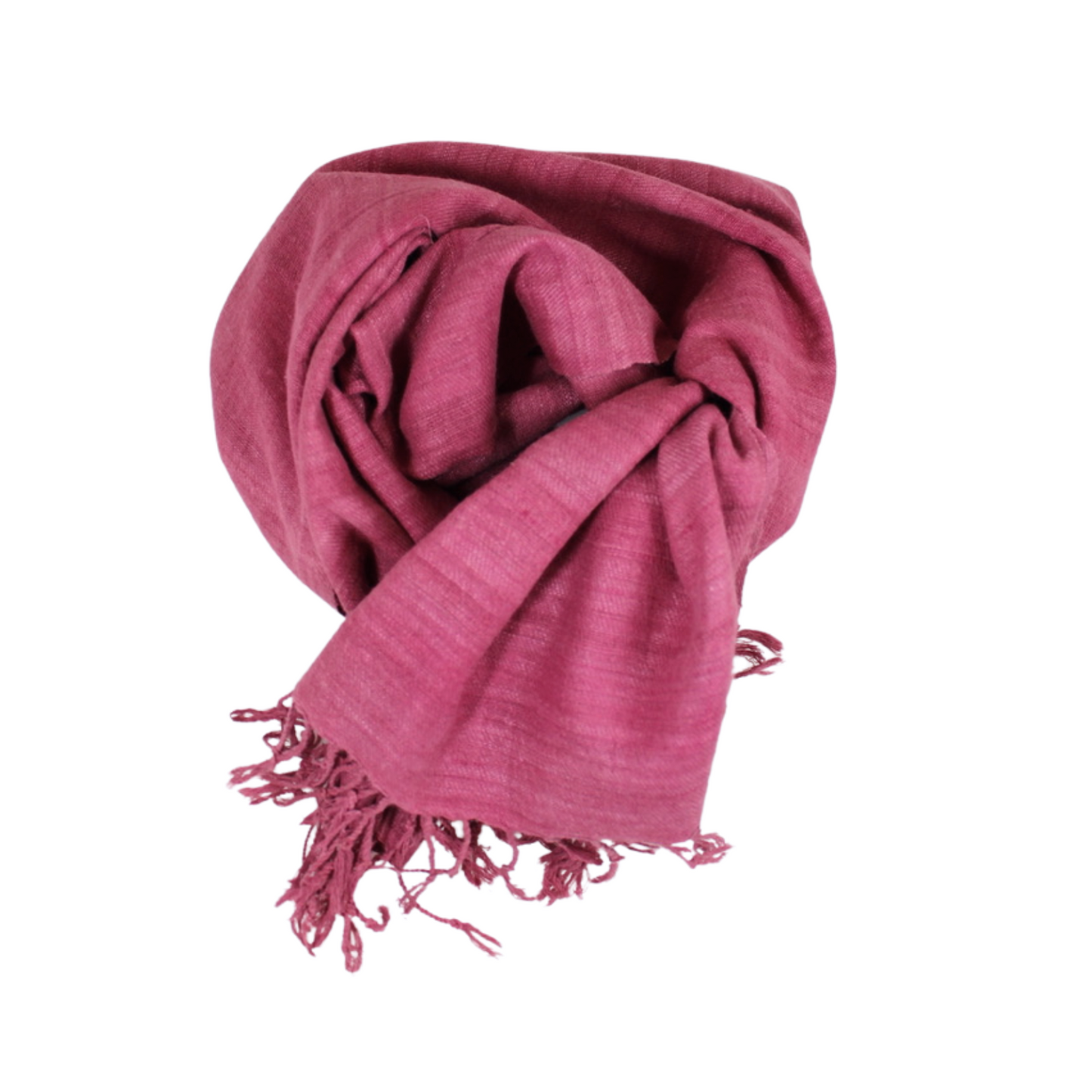 eri silk shawl dark pink