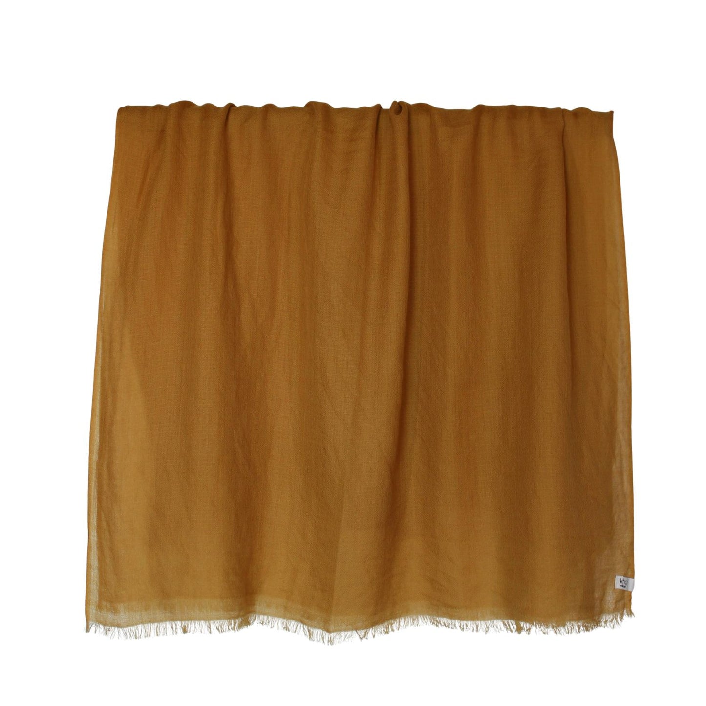 merino shawl mustard yellow