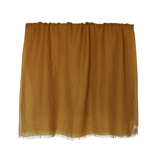 merino shawl mustard yellow