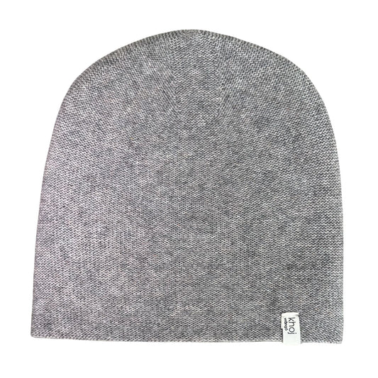 cashmere beanie light grey