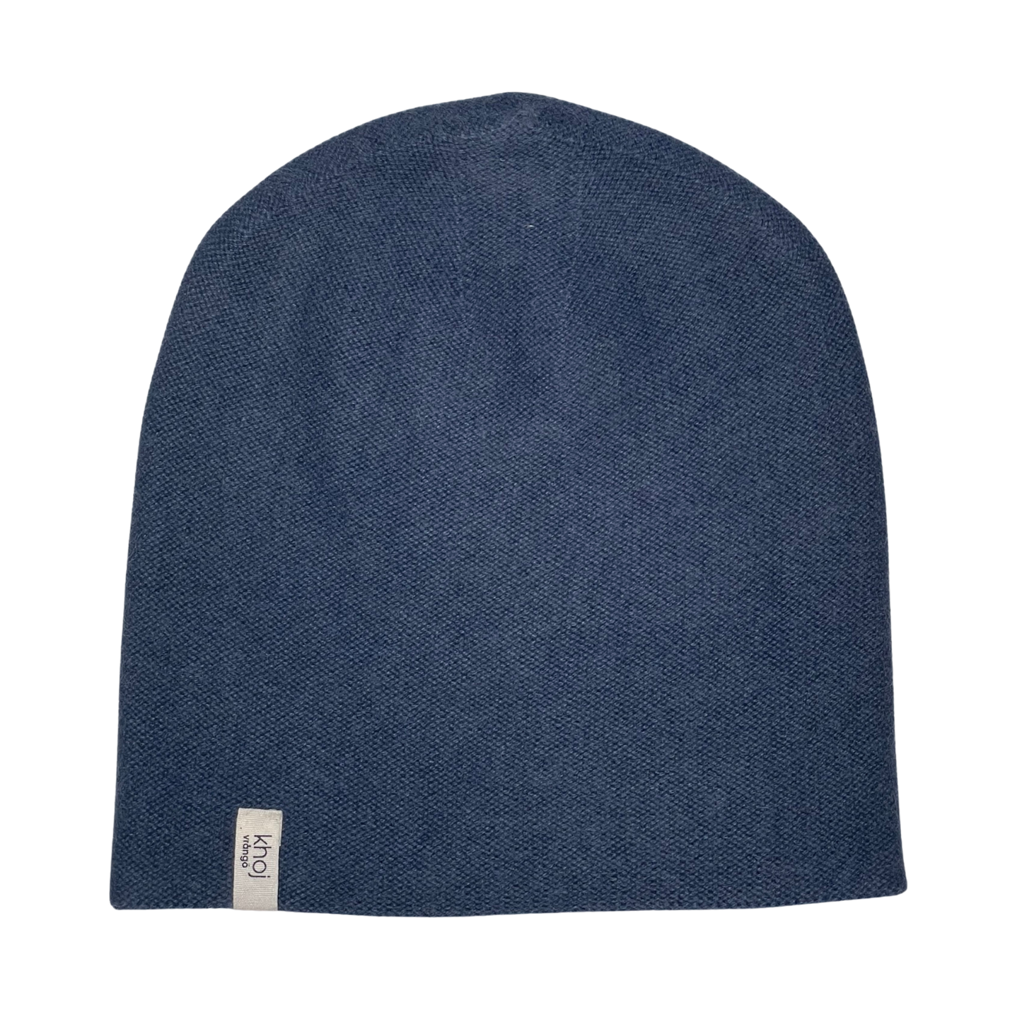 cashmere beanie denim blue