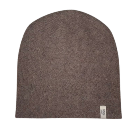 cashmere beanie beige brown